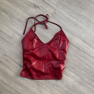 Red Halter Top